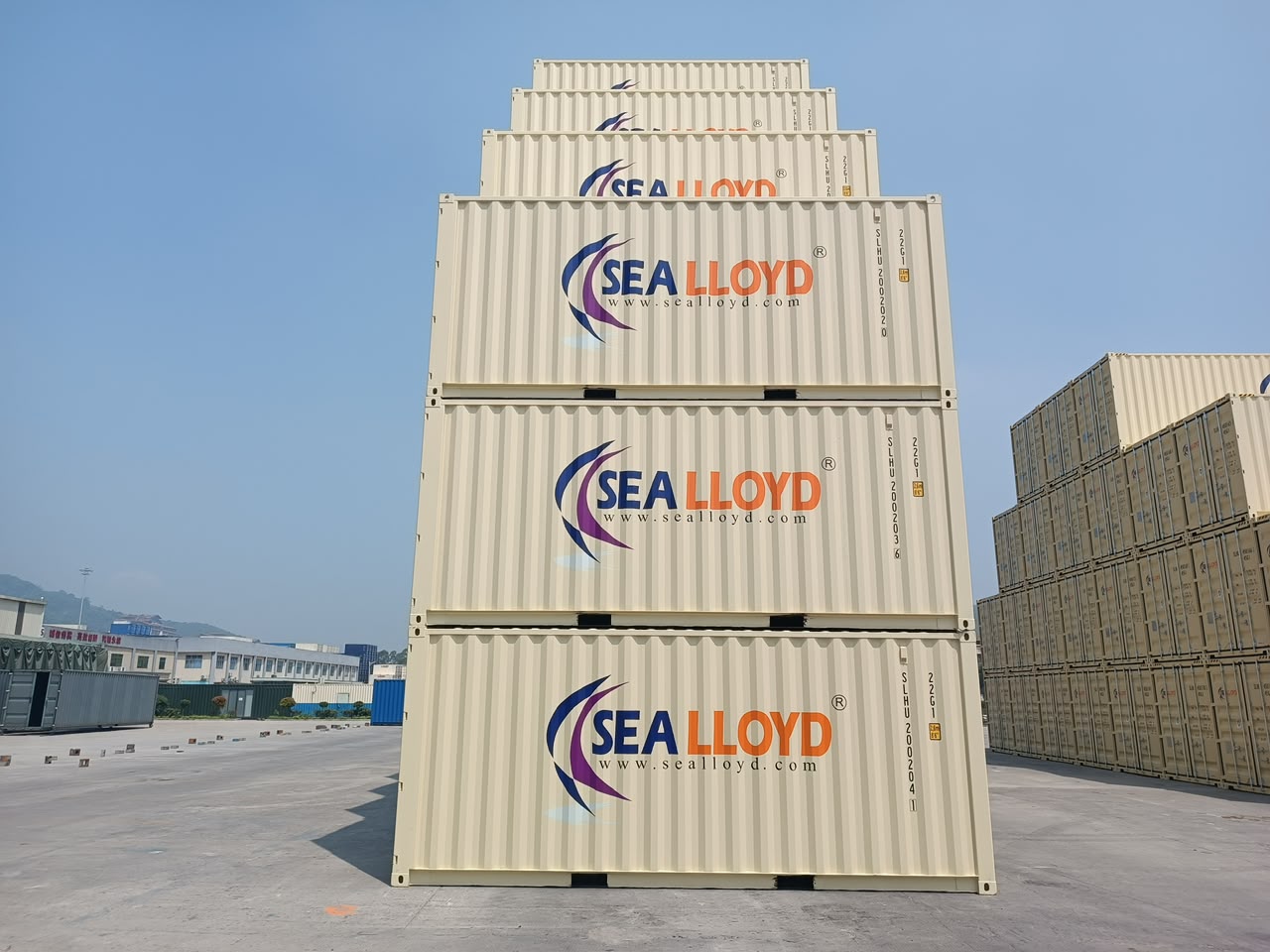 20' OPEN TOP shipping container illustration